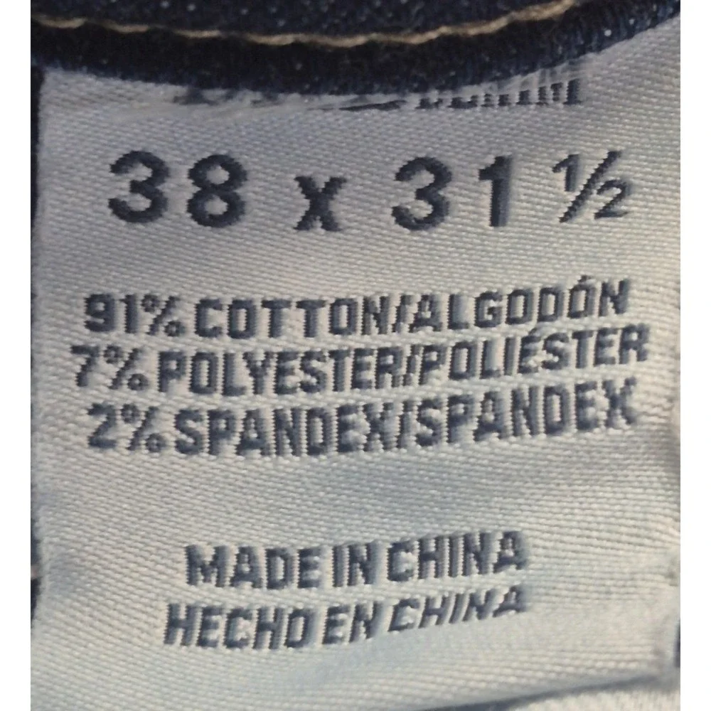 BKE Payton Jeans 38x31.5 Blue Medium Wash Universal Fit Mid Rise Skinny Stretch
